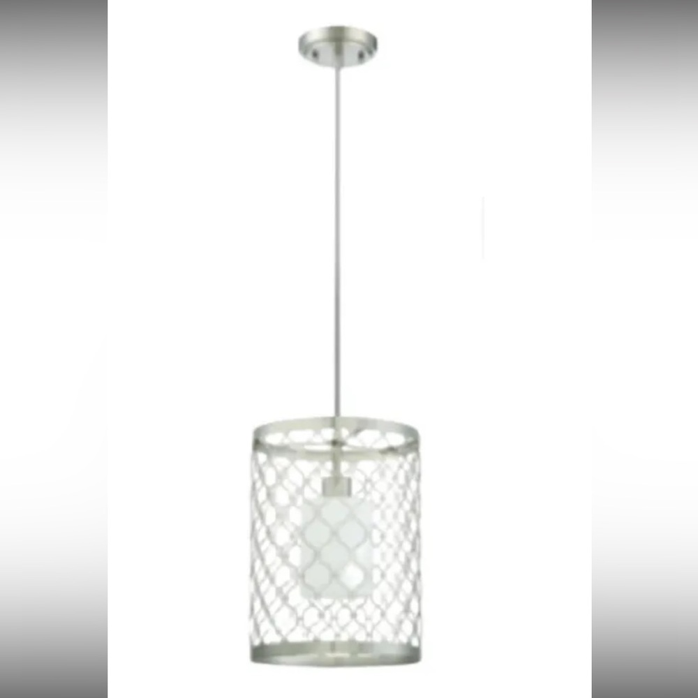 Jeremiah Lighting By Craftsmade Satin Nickel Pendant Light Marbella Mini Pendant